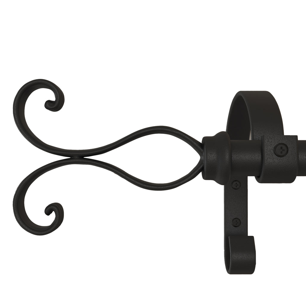 Bastone per tende in ferro 28 mm - ELEGANT