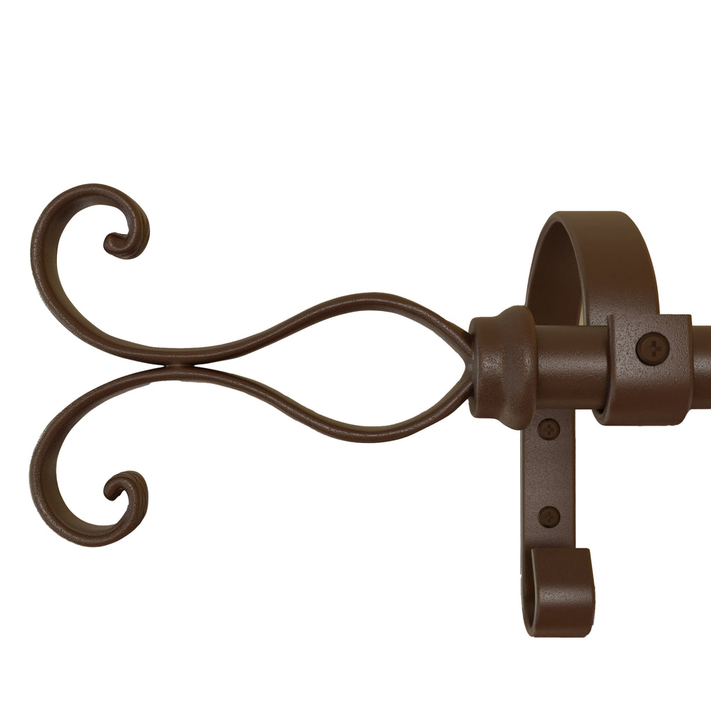 Bastone per tende in ferro 28 mm - ELEGANT
