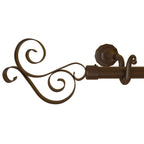 Bastone per tende 20 mm - Riccio Antico