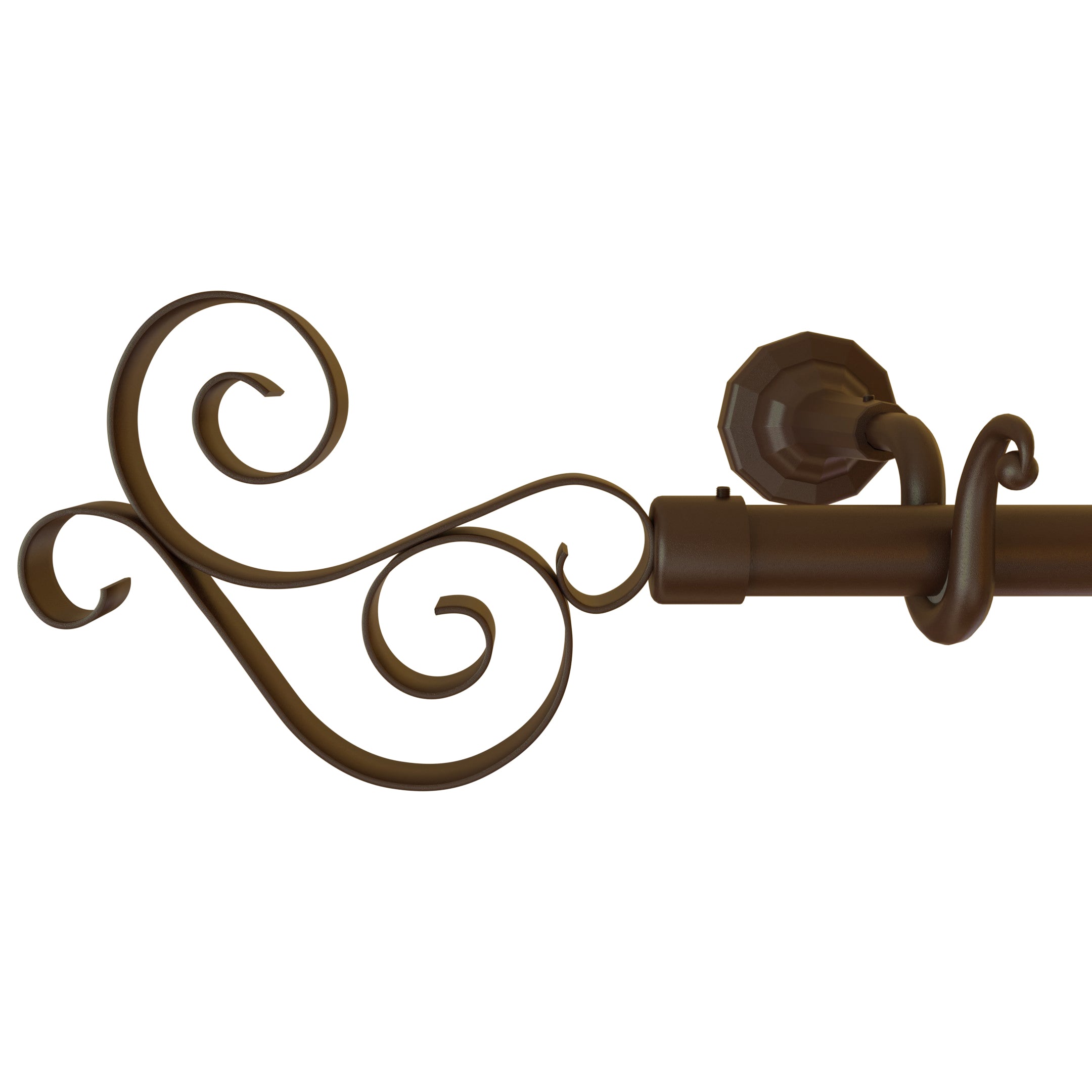 Bastone per tende 20 mm - Riccio Antico