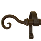 Bastone per tende in ferro 28 mm - RICCIO