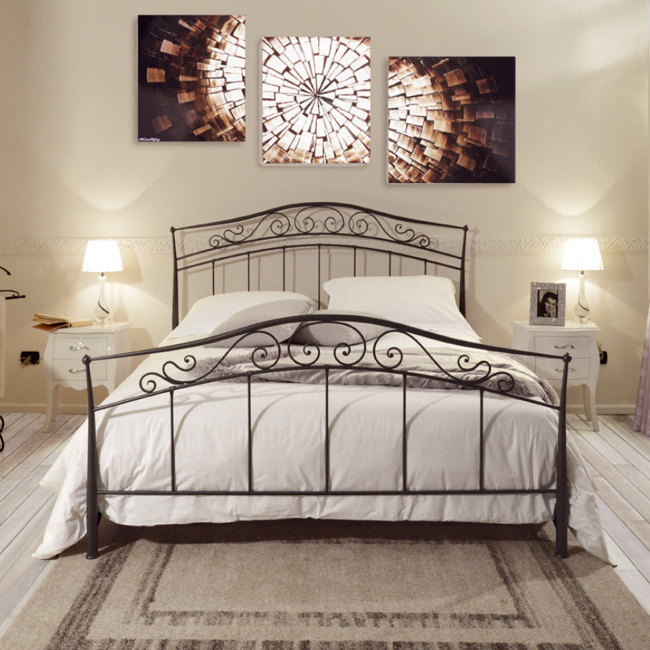 Letto in ferro matrimoniale "Anna"