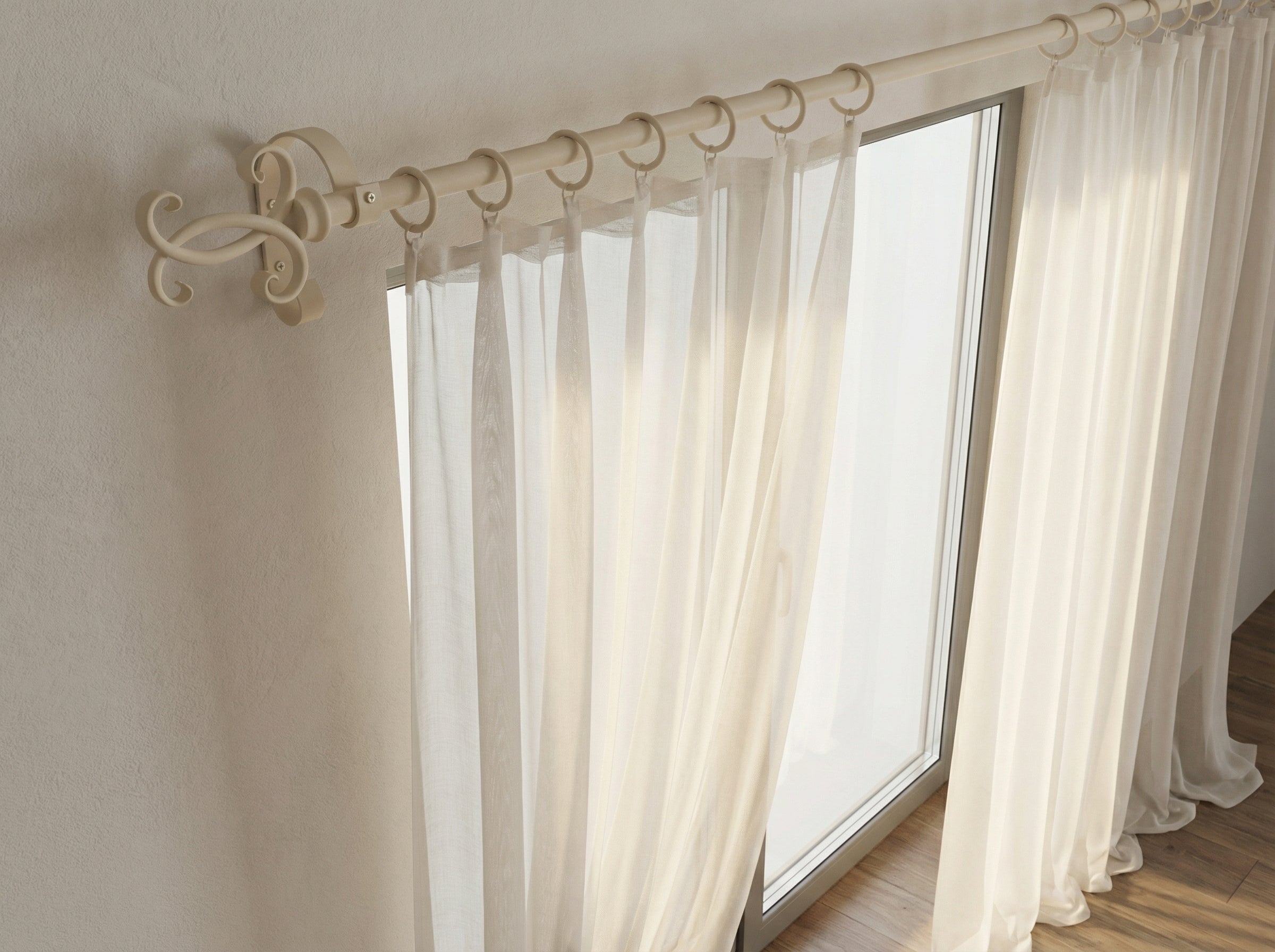 Bastone per tende in ferro 28 mm - DIANA