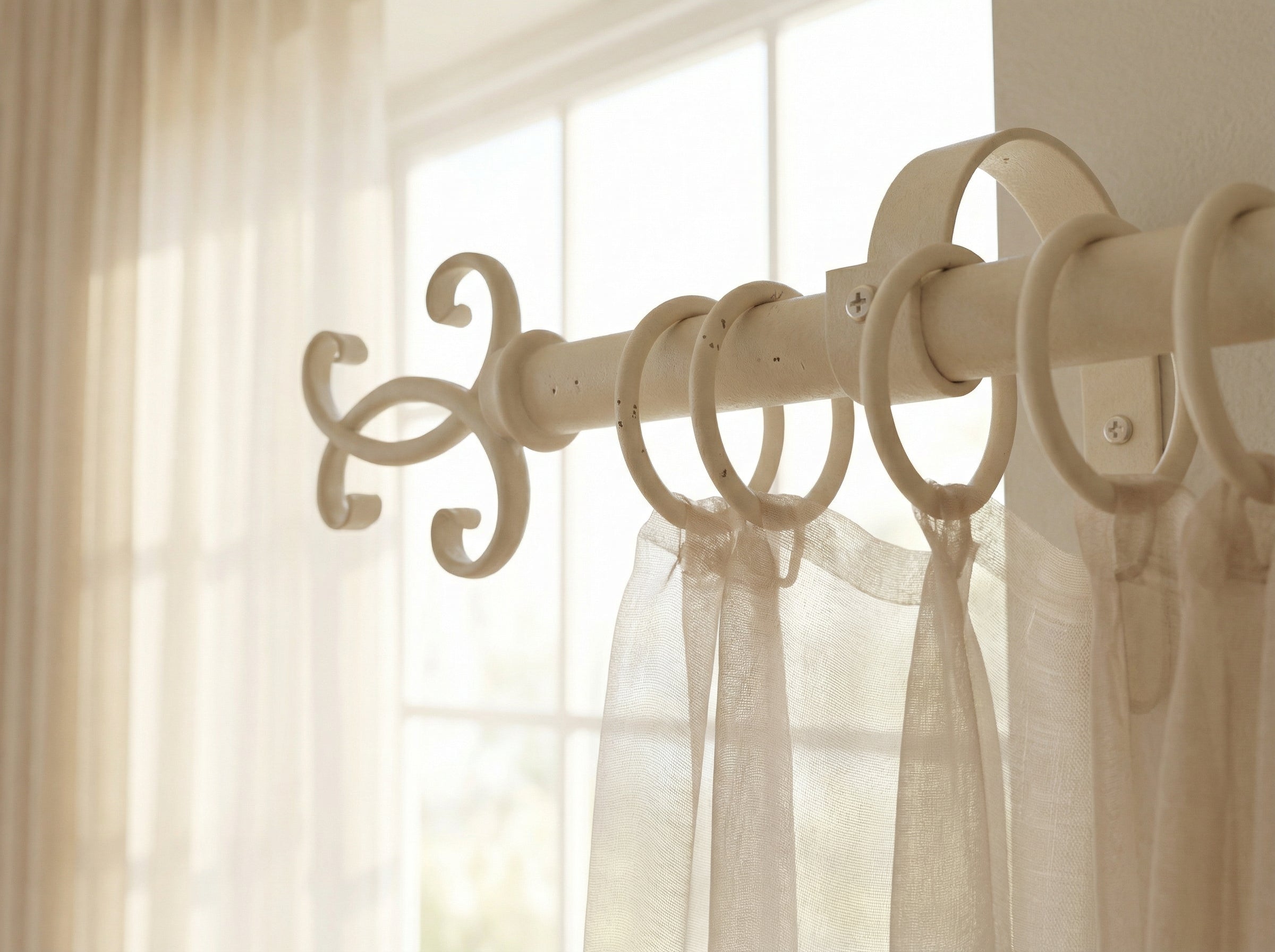 Bastone per tende in ferro 28 mm - DIANA