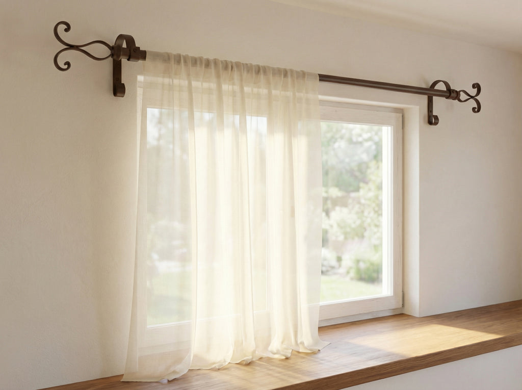 Bastone per tende in ferro 28 mm - ELEGANT