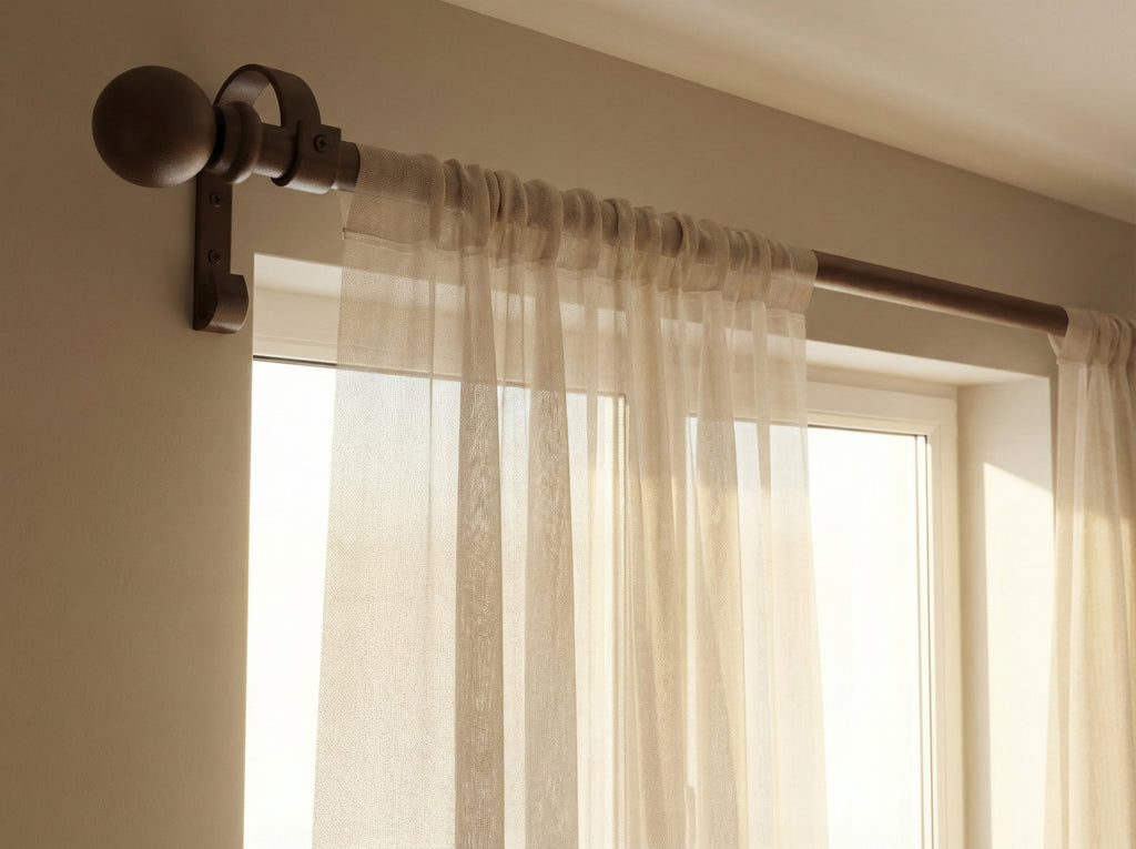 Bastone per tende in ferro 28 mm - SFERA