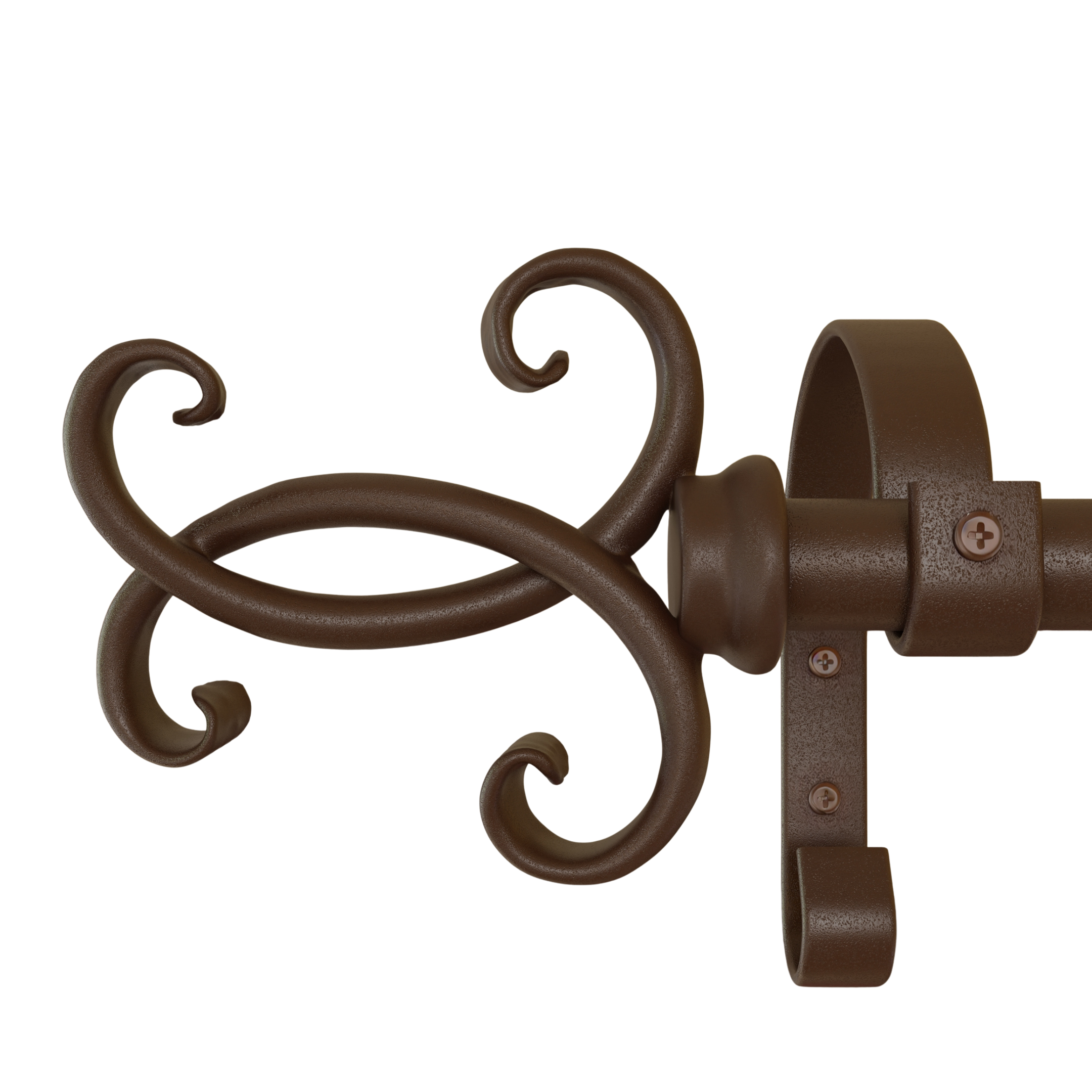 Bastone per tende in ferro ruggine