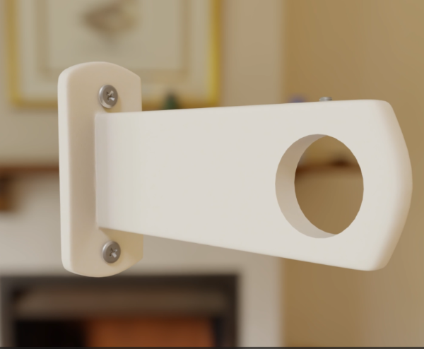 Bastone per Tende in Ferro 20 mm - TAPPO