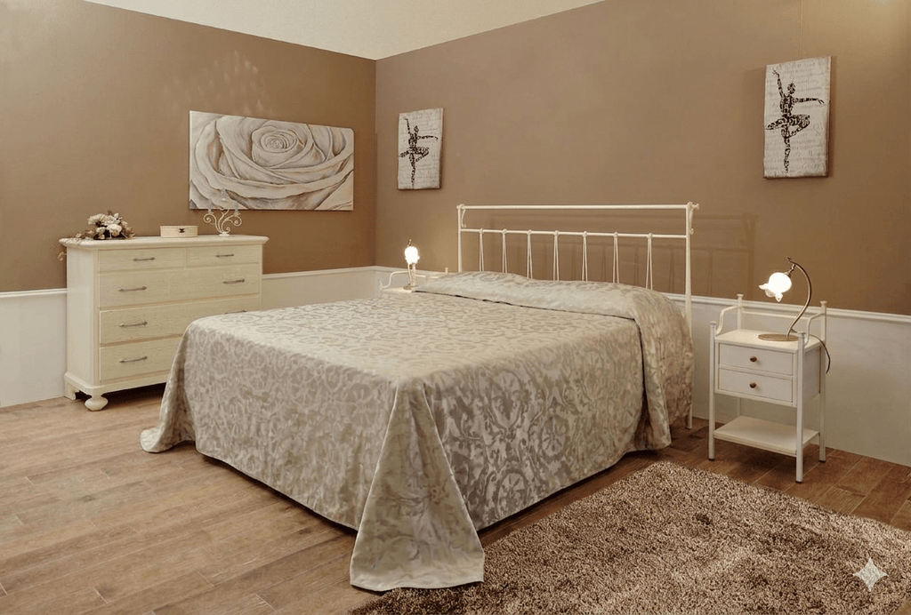 Letto in Ferro Battuto Diana | Matrimoniale - Ferrari