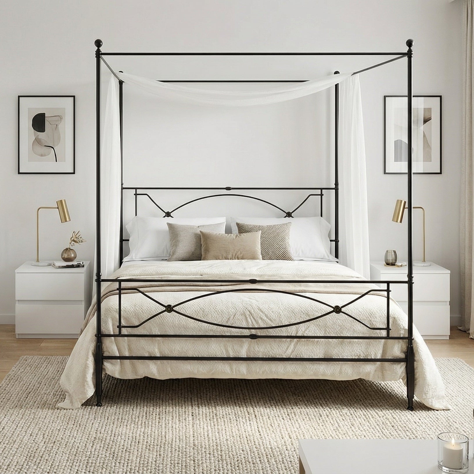 Letto in ferro battuto " Clara"