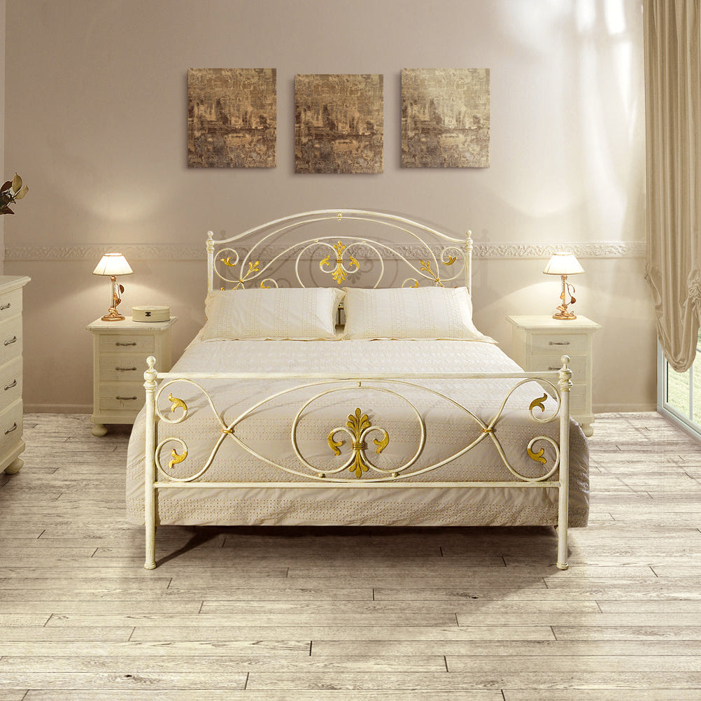 Letto in ferro battuto Carlotta - TESTATA E PEDIERA
