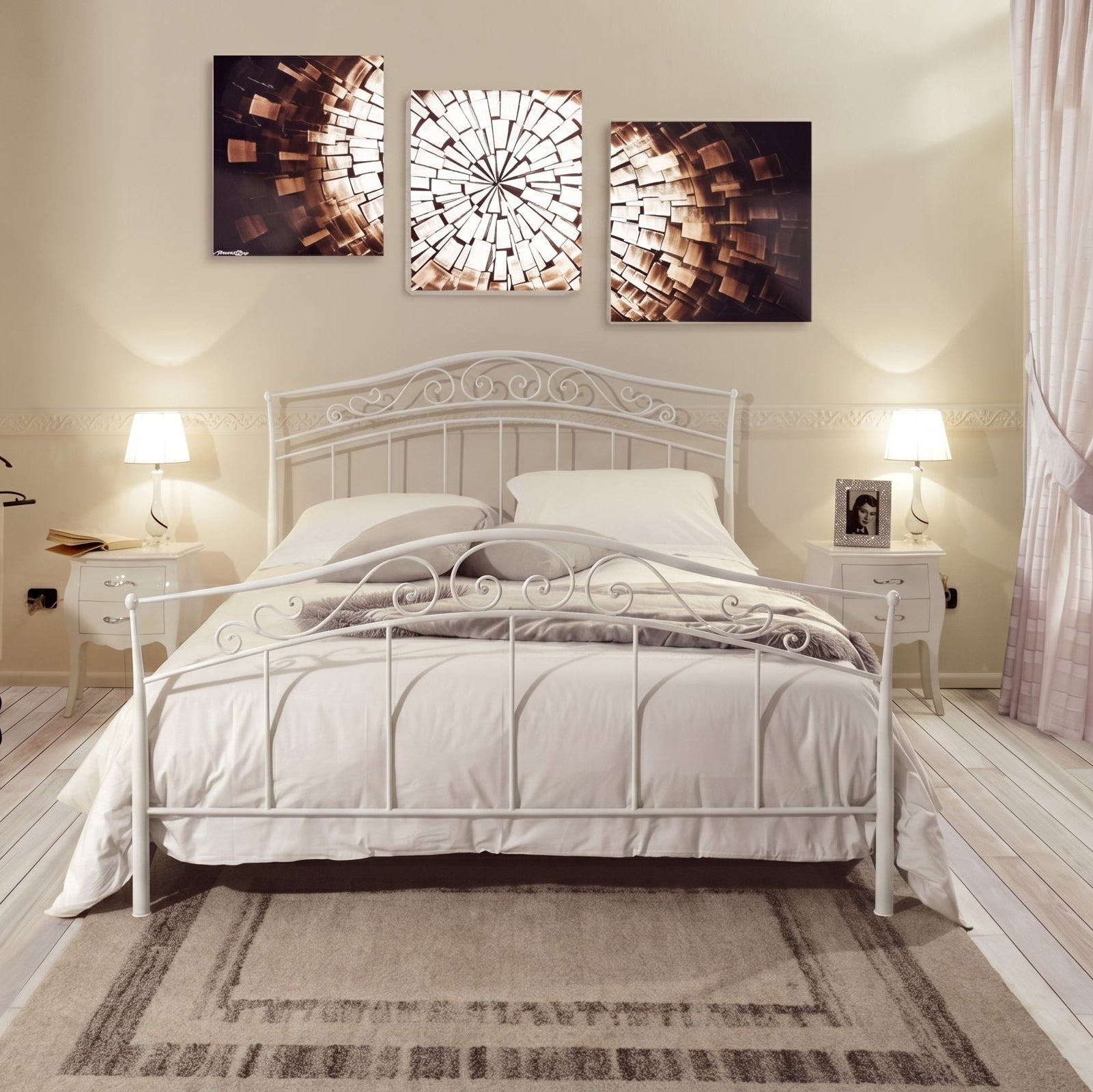 Letto in ferro battuto - Anna Bianco