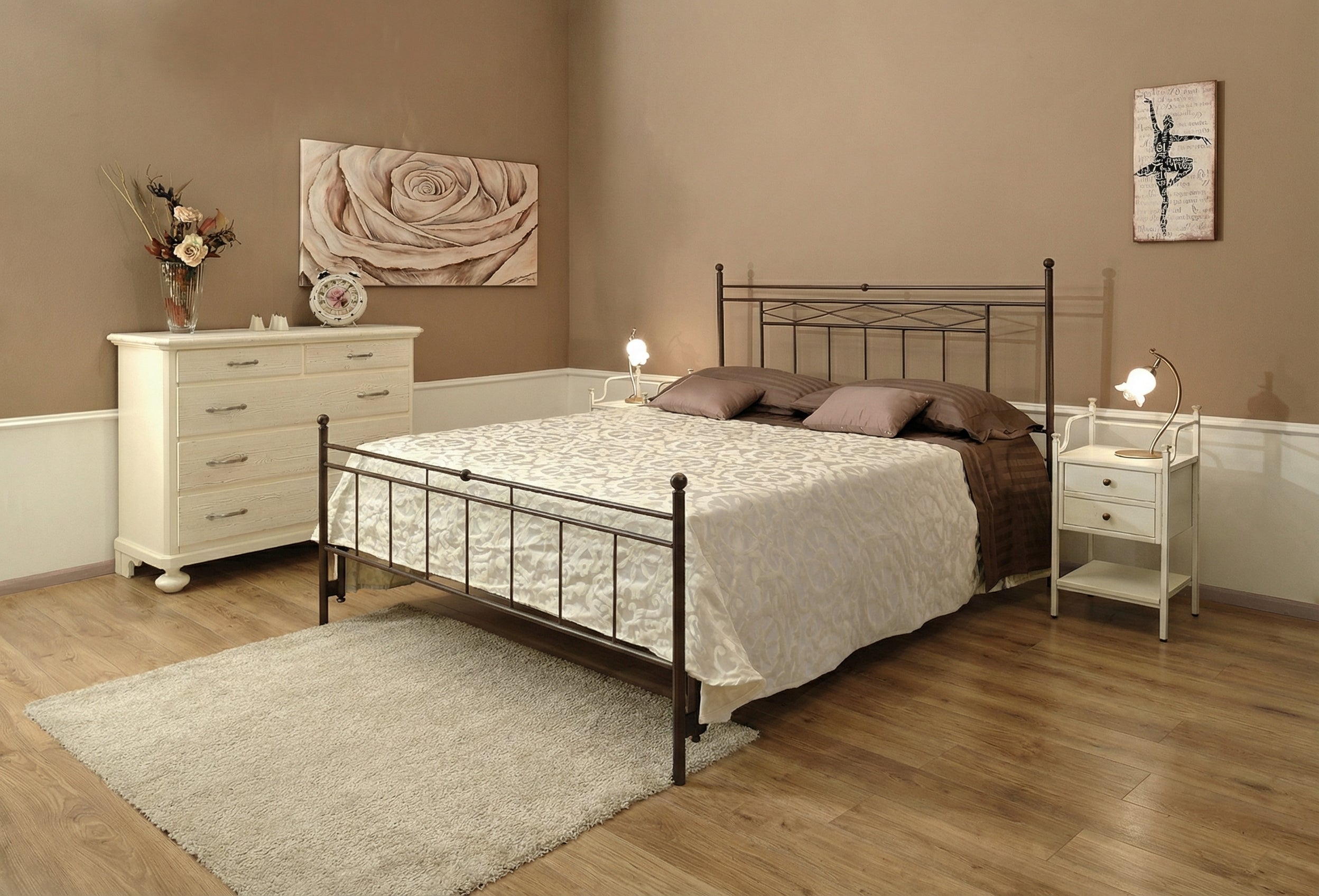 Letto in ferro battuto "Orietta"