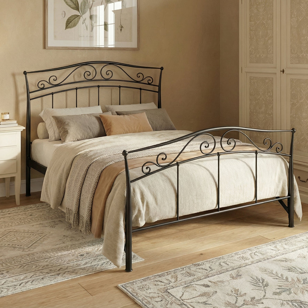 Letto in ferro piazza e mezza "Anna"