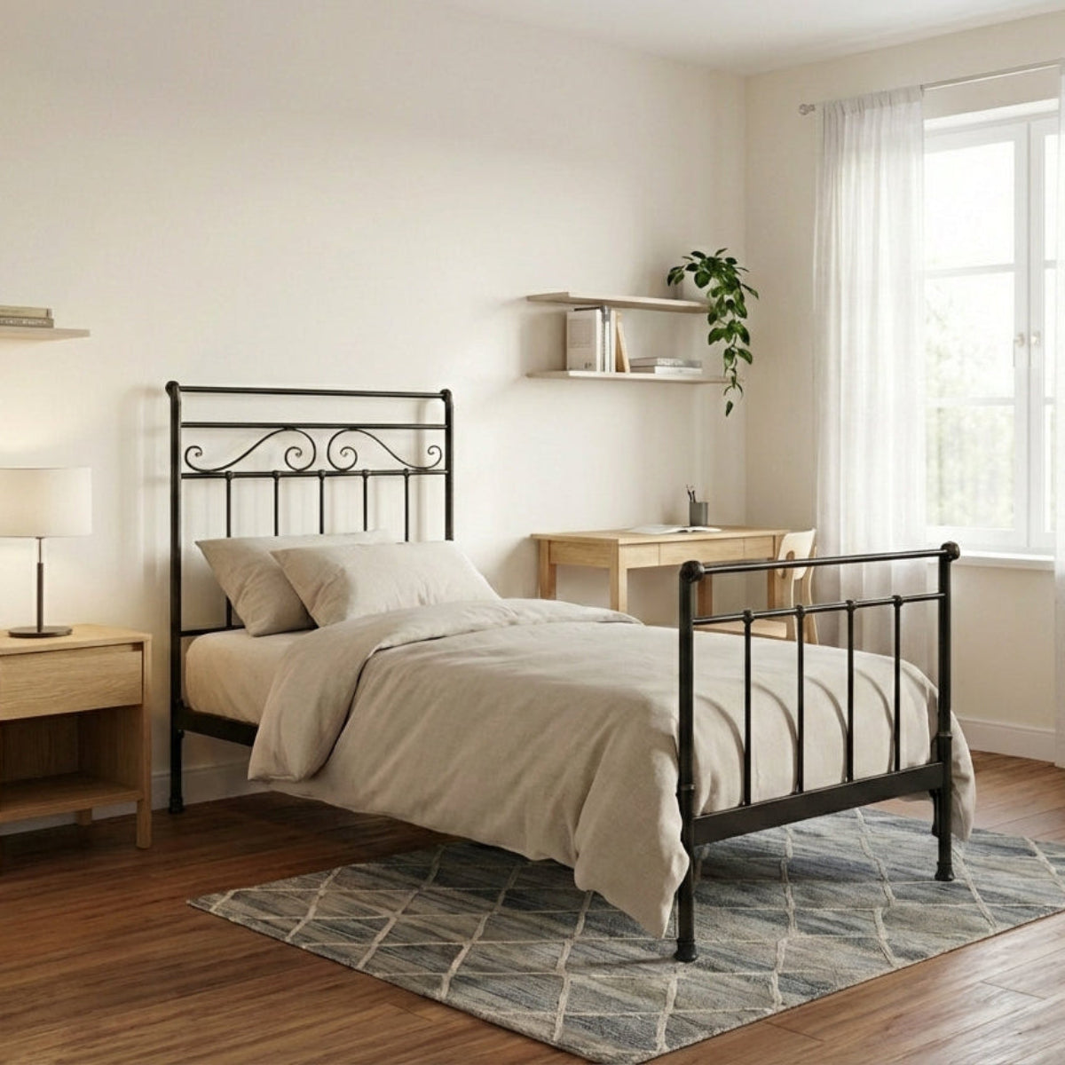 Letto in ferro singolo "Roberta"