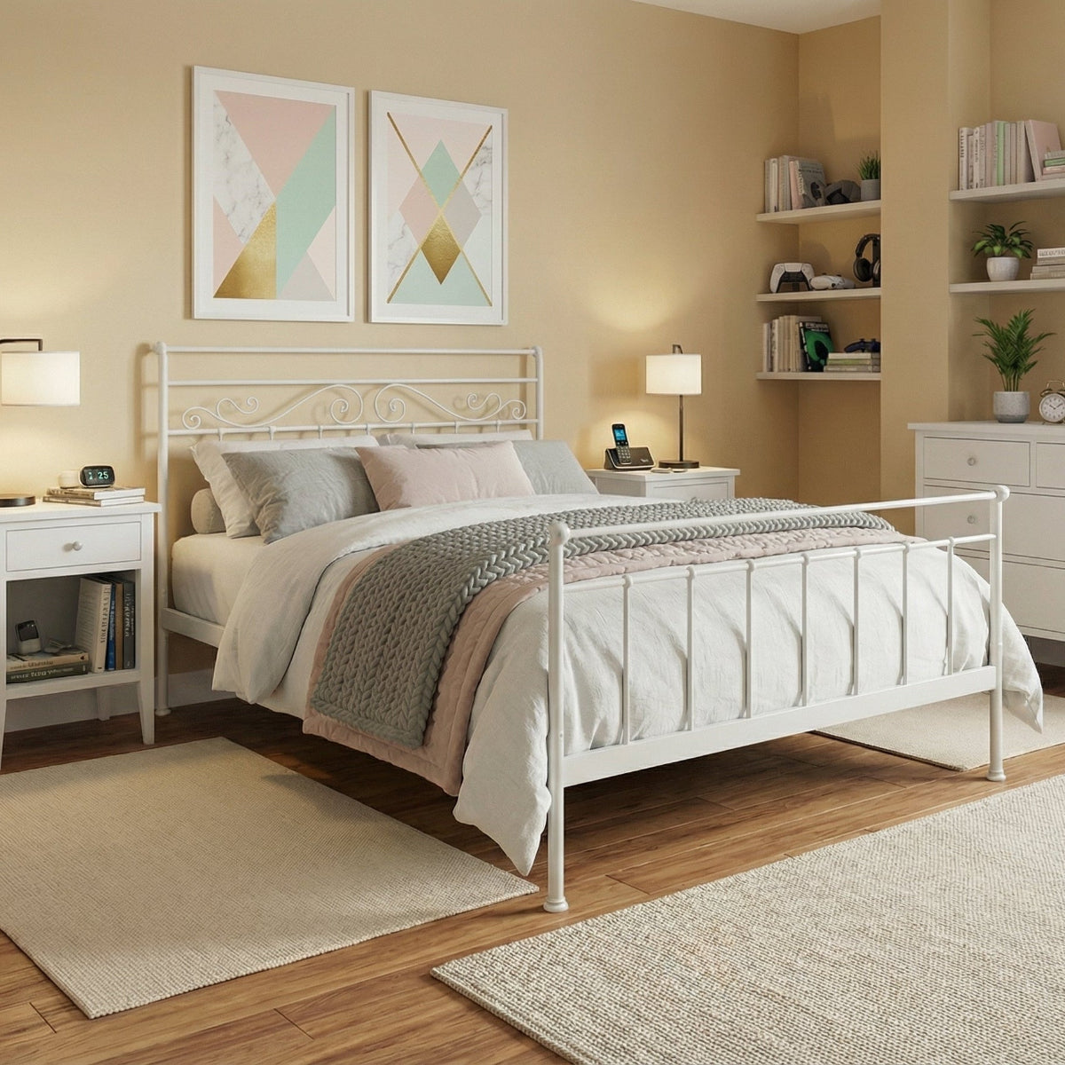 Letto in ferro piazza e mezza "Roberta"