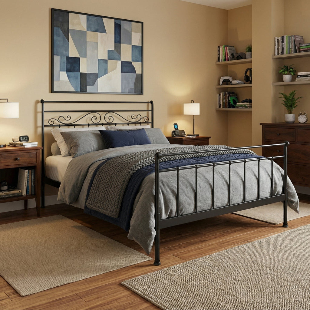 Letto in ferro piazza e mezza "Roberta"