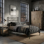 Letto in ferro singolo "Roberta"