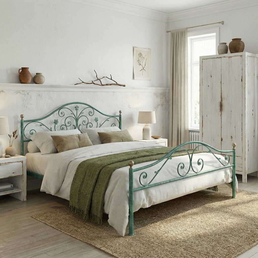 Letto in ferro matrimoniale "Paola"