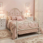 Letto in ferro singolo romantico "Simonetta"