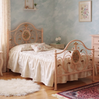 Letto singolo in ferro battuto " Angela"