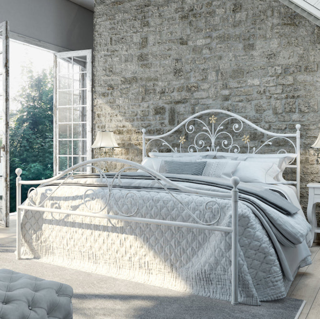 Letto in ferro matrimoniale "Paola"