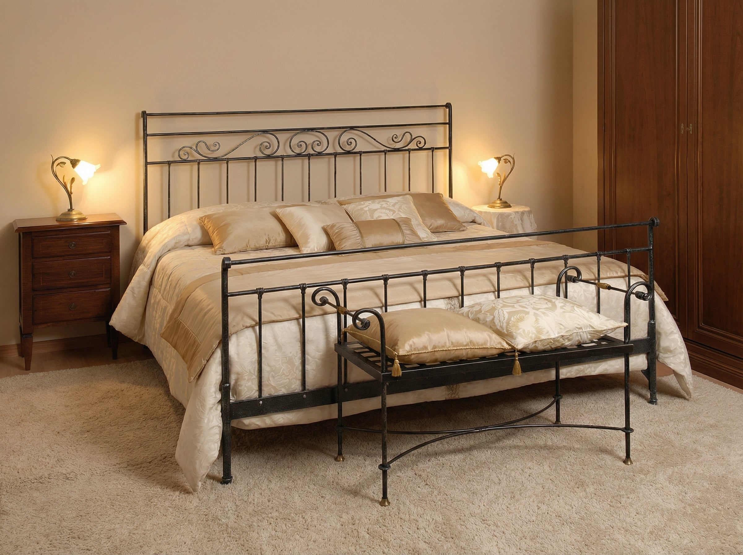 Panchina in ferro battuto - FC011