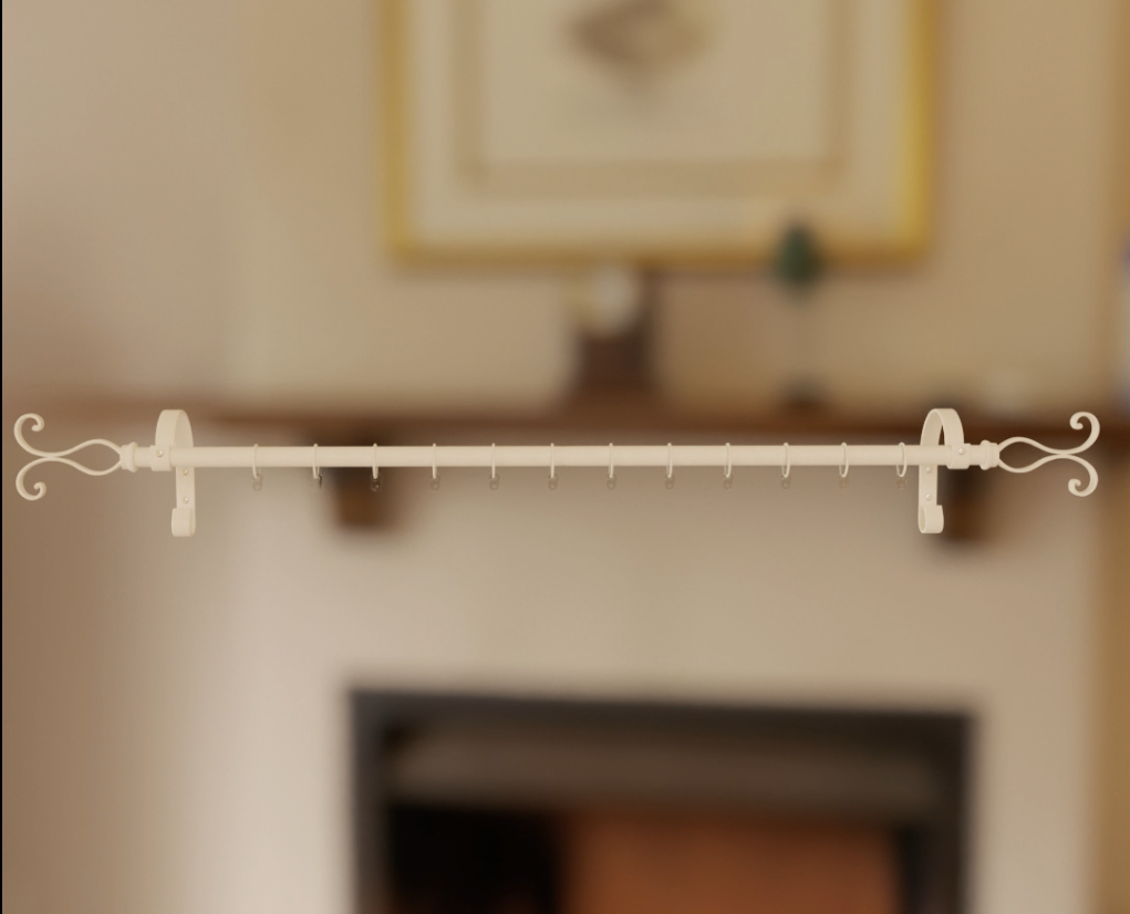 Bastone per tende in ferro 28 mm - ELEGANT