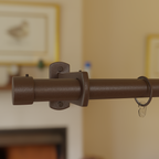 Bastone per Tende in Ferro 20 mm - TAPPO