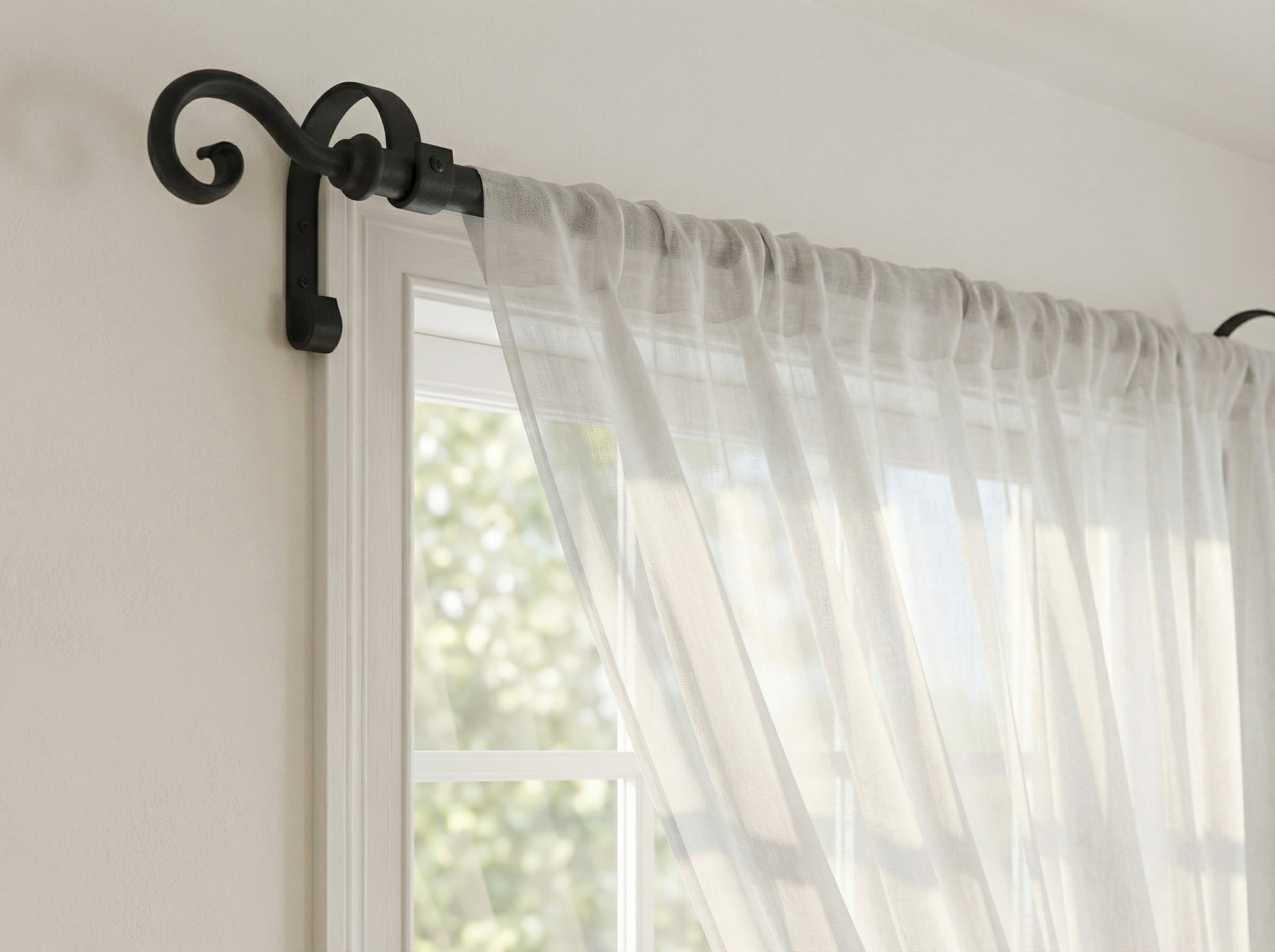 Bastone per tende in ferro 28 mm - RICCIO