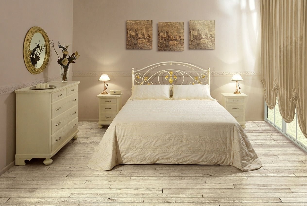 Letto in ferro battuto Carlotta | Matrimoniale - Ferrari