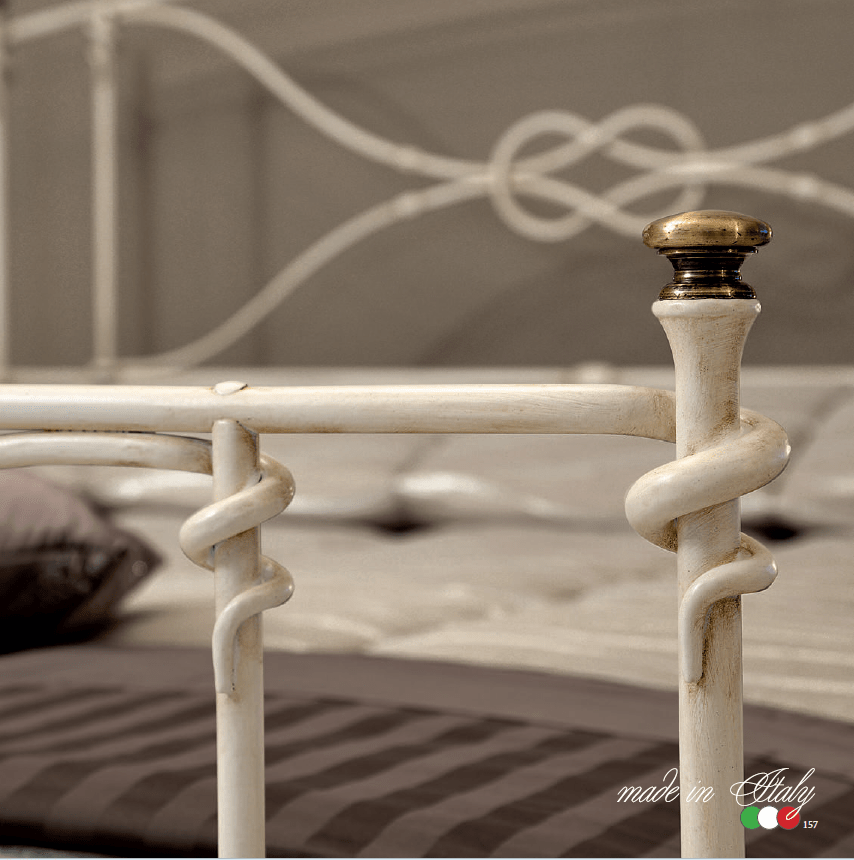 Letto in Ferro Battuto Artigianale "GRAZIA"