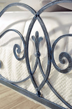 Letto in ferro forgiato matrimoniale "Giulia"