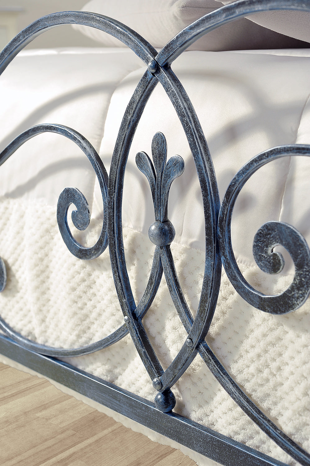 Letto in ferro forgiato matrimoniale "Giulia"