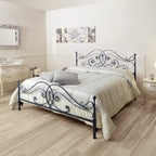 Letto in ferro forgiato matrimoniale "Giulia"