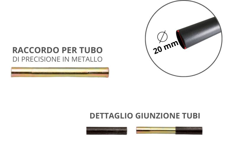 Raccordo di precisione in metallo